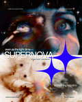 Supernova editorial poster by Kashika Dhingra for JUNOON Magazine